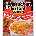 Maruchan Instant Hot & Spicy Beef Ramen Soup, 2.25 oz (Pack of 6)