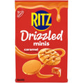 RITZ Drizzled Minis Caramel Crackers, 8 oz